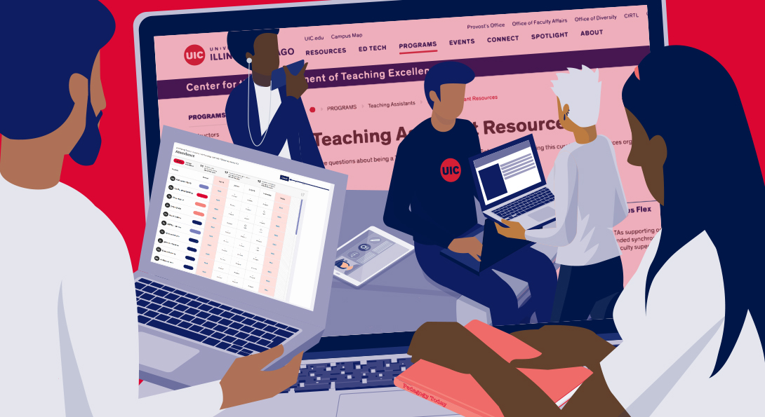 Teaching Assistant Resources Illustration