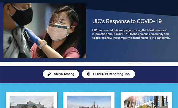 UIC's COVID-19 policy page