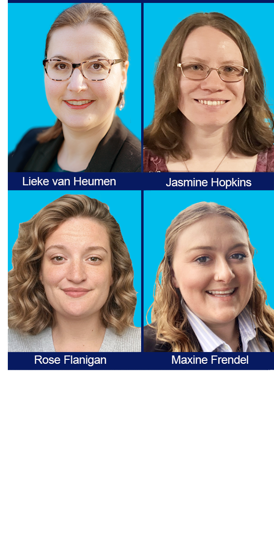 Lieke van Heumen, Jasmine Hopkins, Rose Flanagan and Maxine Frendel are UIC instructors speaking at TEACHx 2024