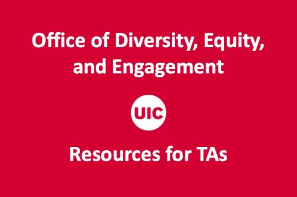 Office of Diversity, Equity, and Engagement Resources for TAs